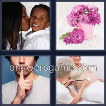 4 Pics 1 Word 3 Letters MUM