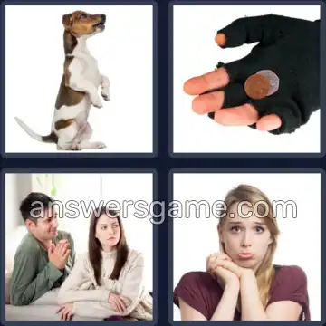 4 Pics 1 Word 3 Letters BEG