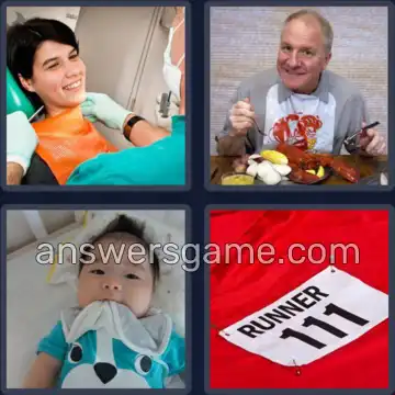 4 Pics 1 Word 3 Letters BIB