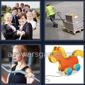 4 Pics 1 Word 4 Letters PULL