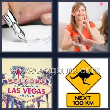 4 Pics 1 Word 4 Letters SIGN