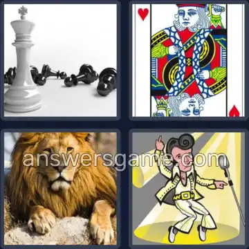 4 Pics 1 Word 4 Letters KING