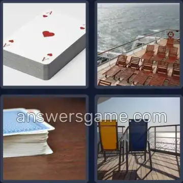 4 Pics 1 Word 4 Letters DECK