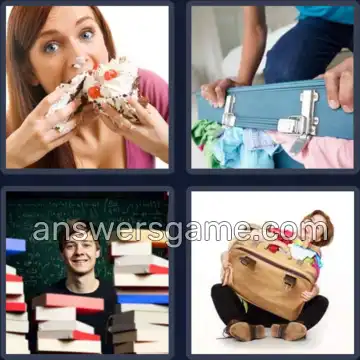 4 Pics 1 Word 4 Letters CRAM