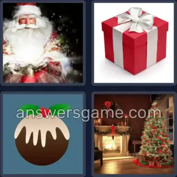 4 Pics 1 Word 4 Letters XMAS
