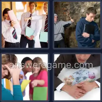 4 Pics 1 Word 4 Letters MEAN