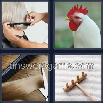 4 Pics 1 Word 4 Letters COMB