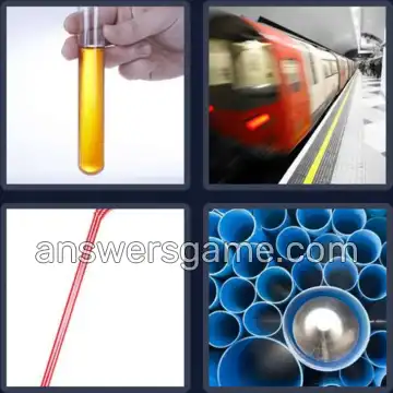 4 Pics 1 Word 4 Letters TUBE