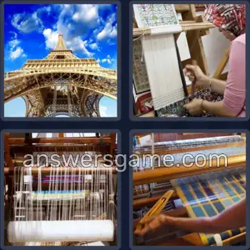 4 Pics 1 Word 4 Letters LOOM