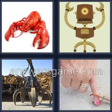 4 Pics 1 Word 4 Letters CLAW