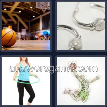 4 Pics 1 Word 4 Letters HOOP