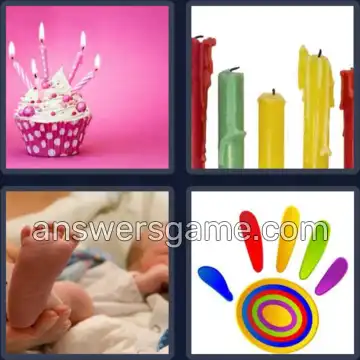 4 Pics 1 Word 4 Letters FIVE