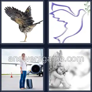 4 Pics 1 Word 4 Letters WING
