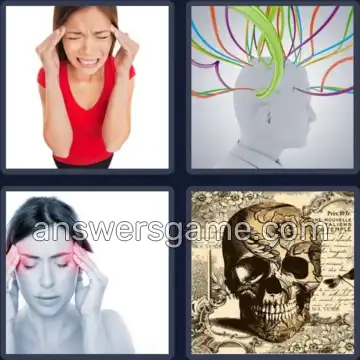 4 Pics 1 Word 4 Letters HEAD