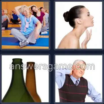 4 Pics 1 Word 4 Letters NECK