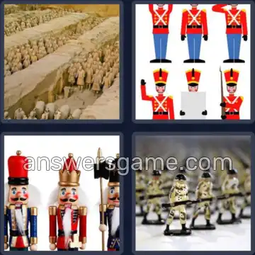 4 Pics 1 Word 4 Letters ARMY