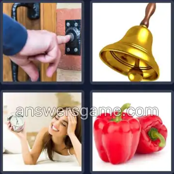 4 Pics 1 Word 4 Letters BELL
