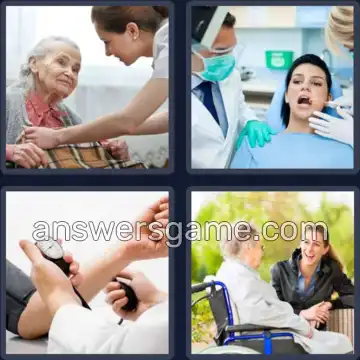 4 Pics 1 Word 4 Letters CARE