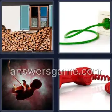 4 Pics 1 Word 4 Letters CORD
