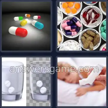 4 Pics 1 Word 4 Letters DRUG