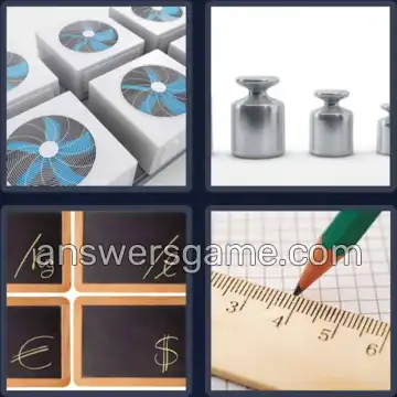 4 Pics 1 Word 4 Letters UNIT