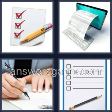 4 Pics 1 Word 4 Letters FORM