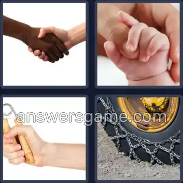 4 Pics 1 Word 4 Letters GRIP