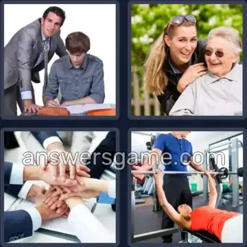 4 Pics 1 Word 4 Letters HELP