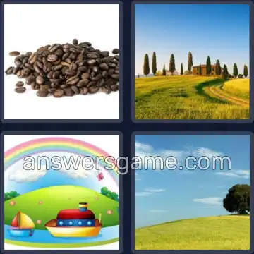 4 Pics 1 Word 4 Letters HILL