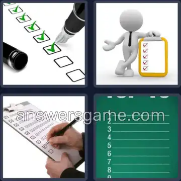 4 Pics 1 Word 4 Letters LIST