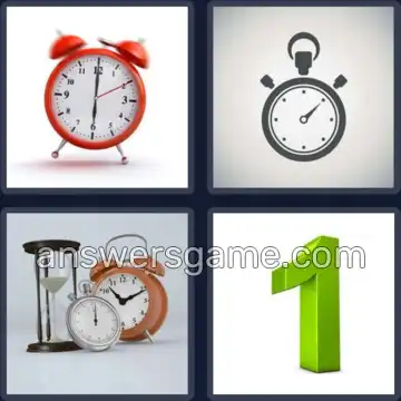 4 Pics 1 Word 4 Letters HOUR