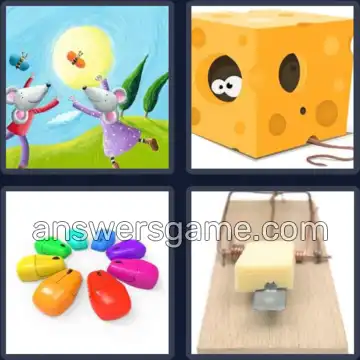 4 Pics 1 Word 4 Letters MICE