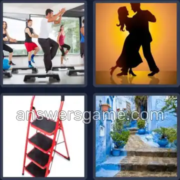 4 Pics 1 Word 4 Letters STEP