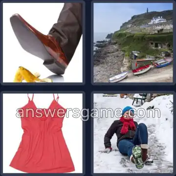 4 Pics 1 Word 4 Letters SLIP