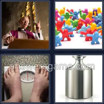 4 Pics 1 Word 4 Letters MASS