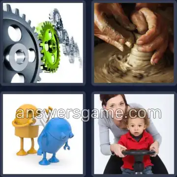 4 Pics 1 Word 4 Letters TURN