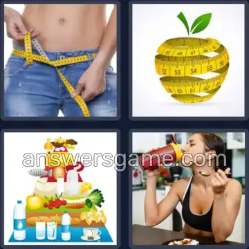 4 Pics 1 Word 4 Letters DIET