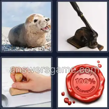 4 Pics 1 Word 4 Letters SEAL