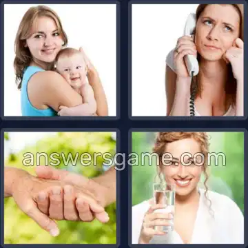 4 Pics 1 Word 4 Letters HOLD