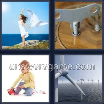4 Pics 1 Word 4 Letters WIND