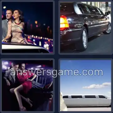 4 Pics 1 Word 4 Letters LIMO
