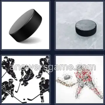 4 Pics 1 Word 4 Letters PUCK