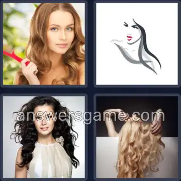 4 Pics 1 Word 4 Letters WAVY