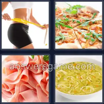 4 Pics 1 Word 4 Letters THIN