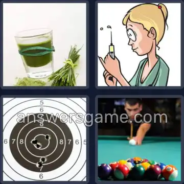 4 Pics 1 Word 4 Letters SHOT