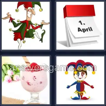 4 Pics 1 Word 4 Letters FOOL