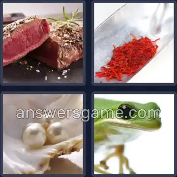 4 Pics 1 Word 4 Letters RARE