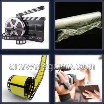 4 Pics 1 Word 4 Letters FILM