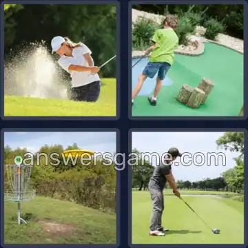 4 Pics 1 Word 4 Letters GOLF