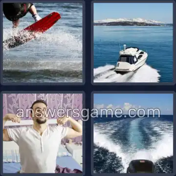 4 Pics 1 Word 4 Letters WAKE